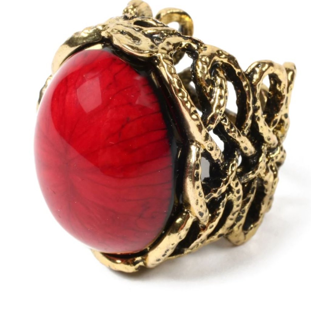 Amrita Singh Bridgehampton Ring Ruby - Size 7 - Brand New Nwt 12$